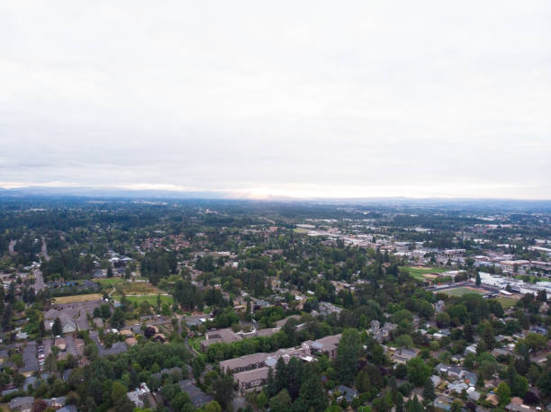istock Photo suburb, top view, landscape shooting 1160288314
