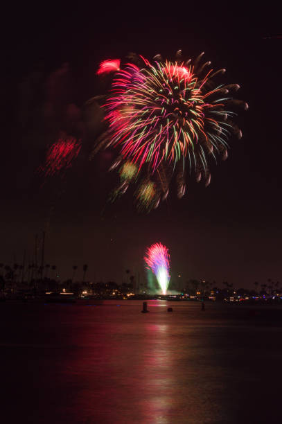 istock Fireworks display over Long Beach Los Alamitos celebrating Independence Day 1160293935