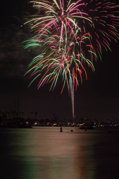 istock Fireworks display over Long Beach Los Alamitos celebrating Independence Day 1160293951