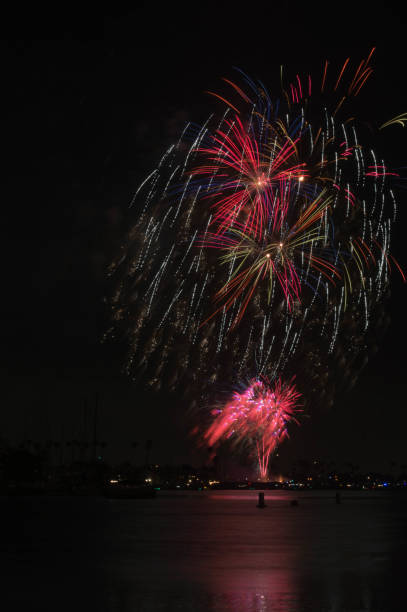istock Fireworks display over Long Beach Los Alamitos celebrating Independence Day 1160293954