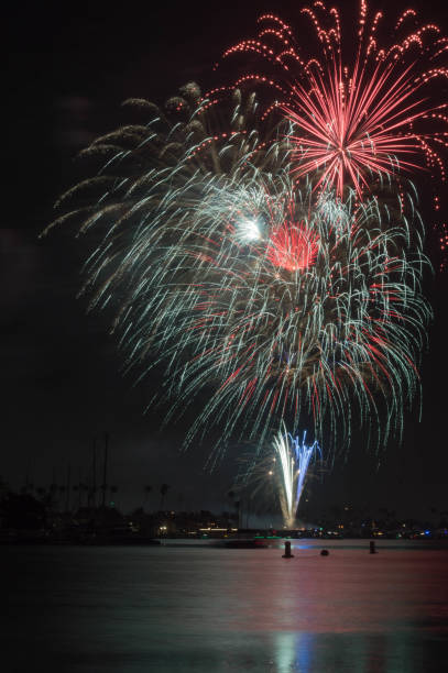 istock Fireworks display over Long Beach Los Alamitos celebrating Independence Day 1160293965
