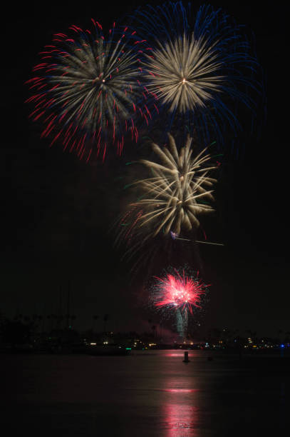 istock Fireworks display over Long Beach Los Alamitos celebrating Independence Day 1160294010