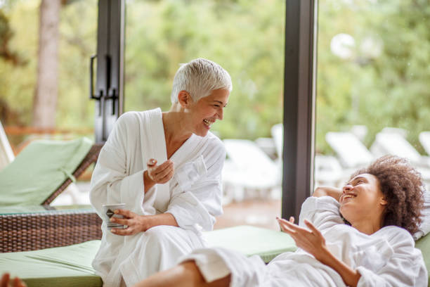 istock Enjoying a day at a wellness resort 1160297028