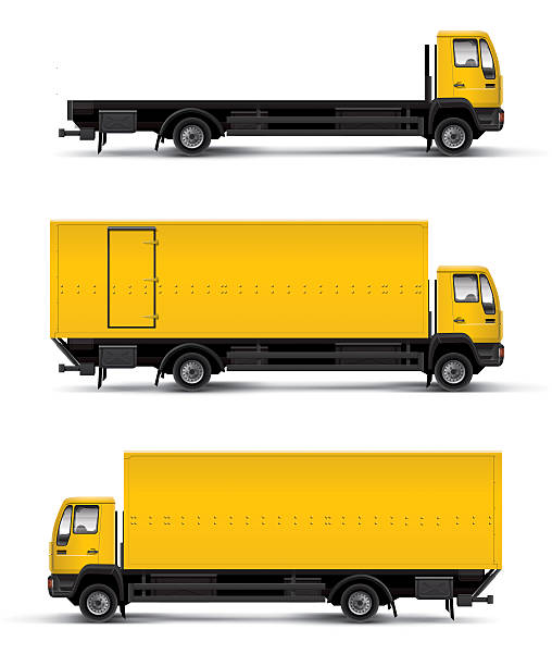 istock Truck car template 116030435