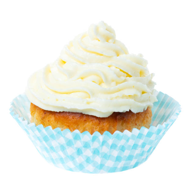 istock cupcake with whipped cream decorated pink sprinkles isolated on white background 1160319526
