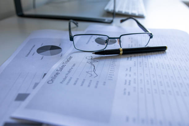 istock Sales Reports and with Charts and Tables in an Office Environment 1160325190
