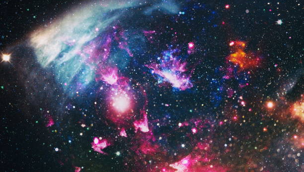 istock Nebula and galaxies in deep space. Elements of this image furnished by NASA. 1160327803