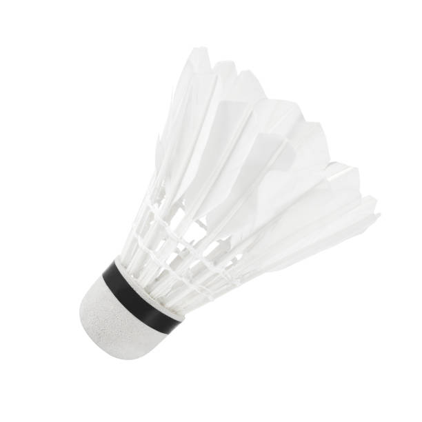 istock The shuttlecock isolated on the white background 1160334780