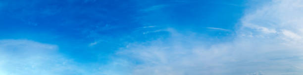 istock Panorama sky with cloud on a sunny day. 1160335046