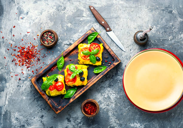 Polenta Italian cornmeal dish