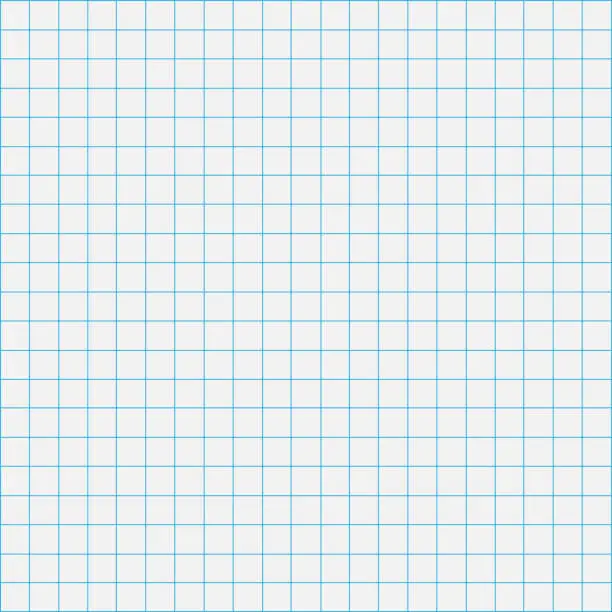 Vector illustration of grid square graph line full page on grey paper background, paper grid square graph line texture of note book blank, grid line on paper grey color, empty squared grid graph for architecture design