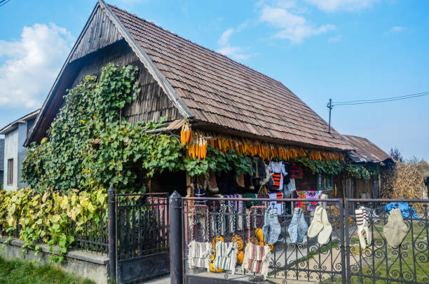 Sapanta, Maramures / Romania - 10 02 2016: Traditional products from Maramures, Romania.