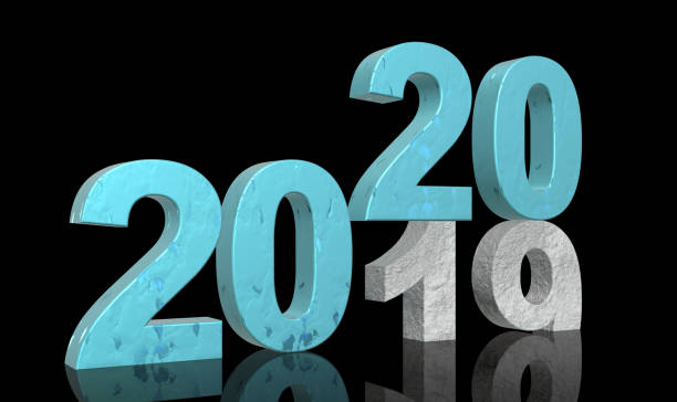istock 3D Render Turn of the Year 2019-2020 1160337158
