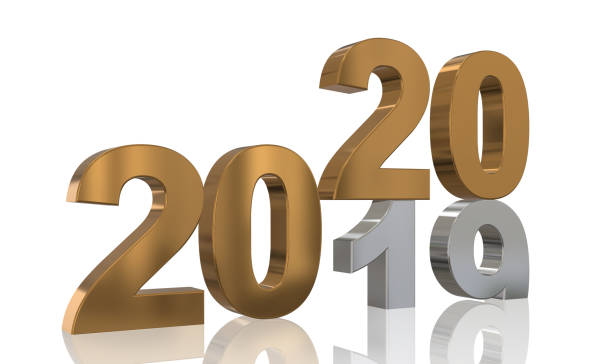 istock 3D Render Turn of the Year 2019-2020 1160337323