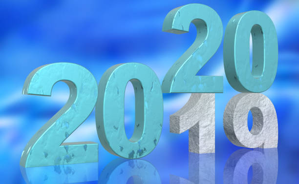 istock 3D Render Turn of the Year 2019-2020 1160337412