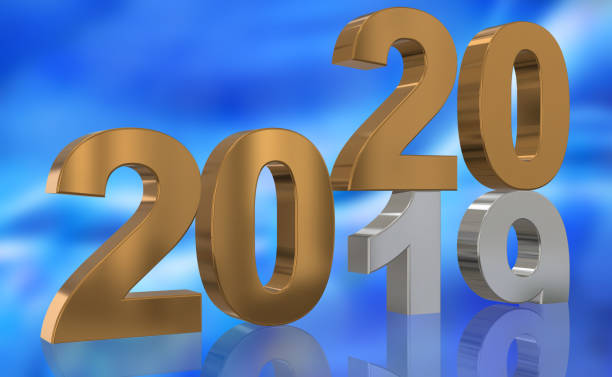istock 3D Render Turn of the Year 2019-2020 1160337952