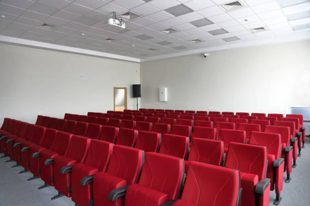 istock Rows of red seats 1160338333