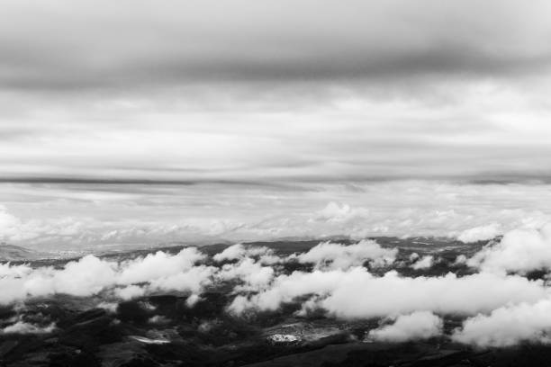 istock View from above of Umbria valley, with cloudscape both above and below 1160338396