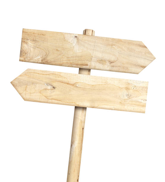 istock Wooden sign isolated on white. 1160339970