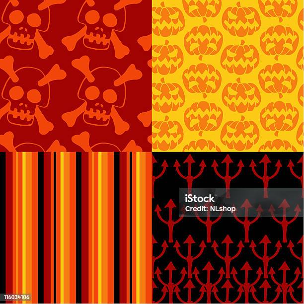 Poparthalloween Stock Vektor Art und mehr Bilder von Bildhintergrund - Bildhintergrund, Das Böse, Dekoration