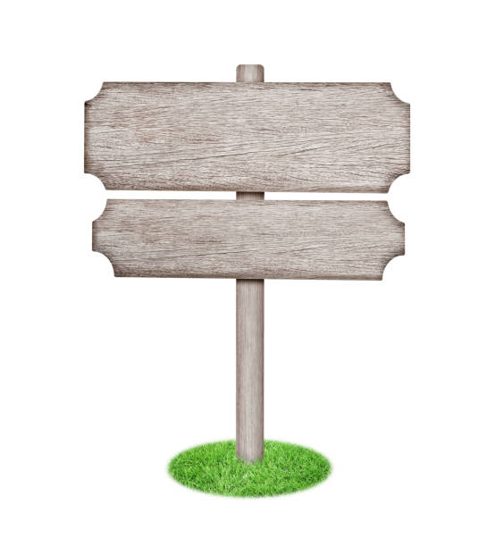 istock Wooden sign isolated on white. 1160341995