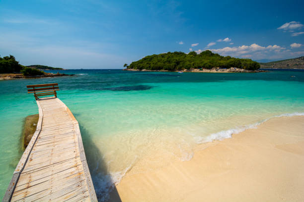 istock paradise beach in Ksamil in Albania 1160342276