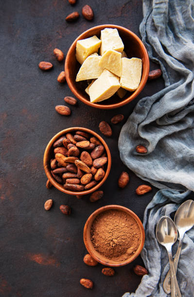 istock Cocoa beans, powder and butter 1160353973