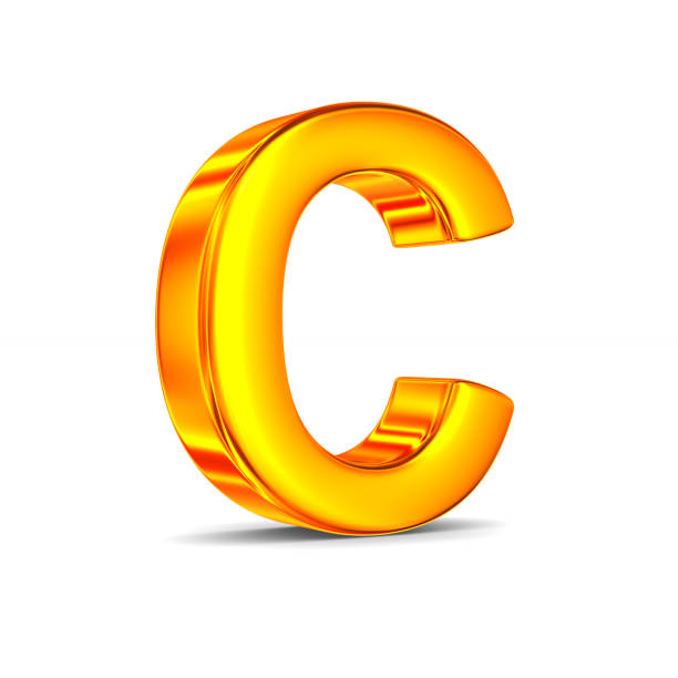 istock Character C on white background. Isolated 3D illustration 1160355387