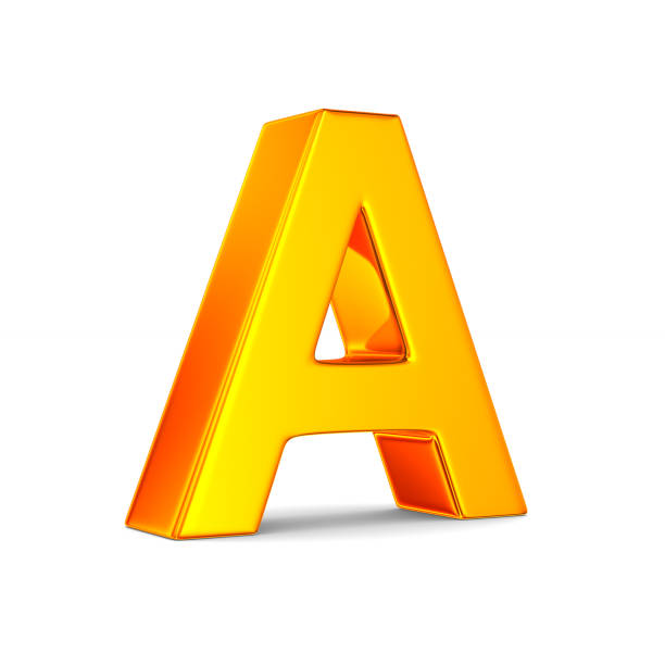 istock Character A on white background. Isolated 3D illustration 1160355388