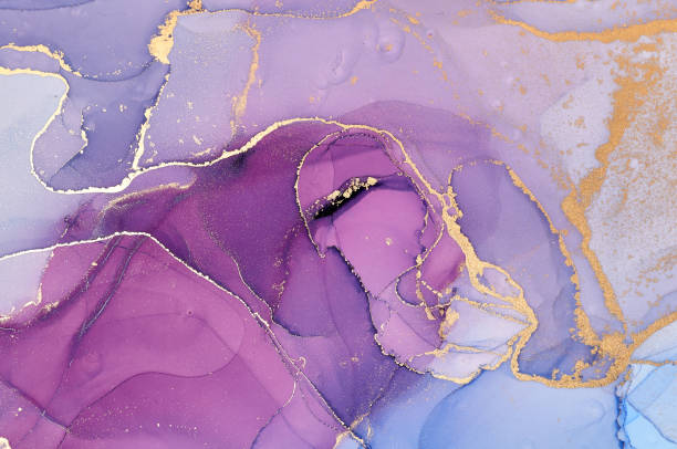 istock Abstract colorful background, wallpaper. Mixing acrylic paints. Modern art. Marble texture. Alcohol ink colors  translucent 1160356227