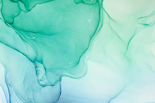 istock Abstract colorful background, wallpaper. Mixing acrylic paints. Modern art. Marble texture. Alcohol ink colors  translucent 1160356235