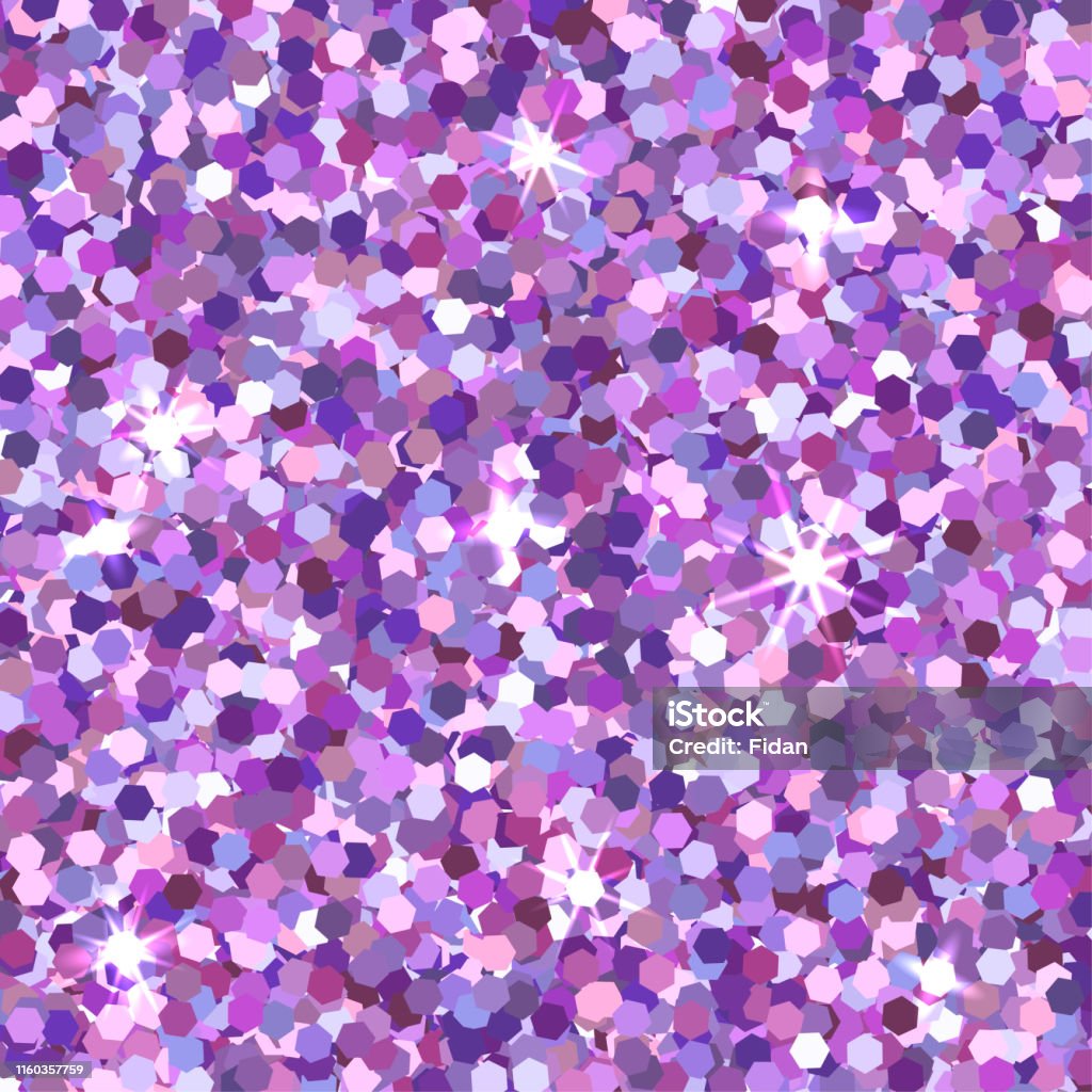 Purple Glitter Texture Shiny Sparkle Background Gold Metal Glitter Wallpaper  Vector Decorative Elegant Banner Template For Design Advertise Cover Stock  Illustration - Download Image Now - iStock