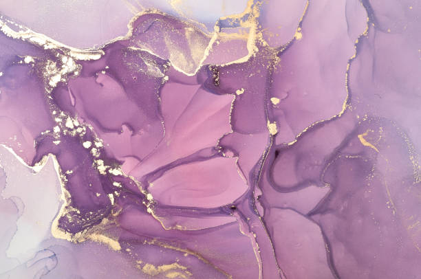 istock Abstract colorful background, wallpaper. Mixing acrylic paints. Modern art. Marble texture. Alcohol ink colors  translucent 1160360547