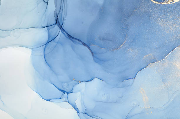 istock Abstract colorful background, wallpaper. Mixing acrylic paints. Modern art. Marble texture. Alcohol ink colors  translucent 1160361833