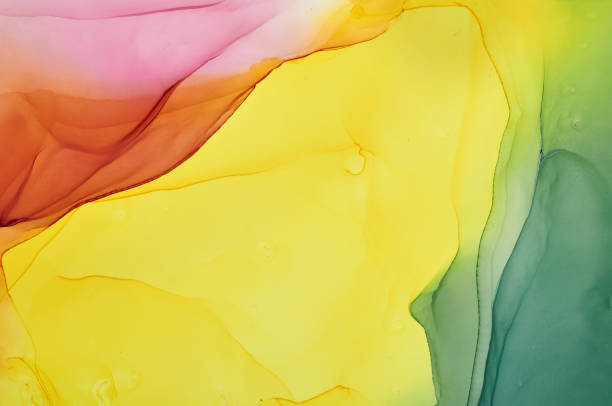 istock Abstract colorful background, wallpaper. Mixing acrylic paints. Modern art. Marble texture. Alcohol ink colors  translucent 1160361840