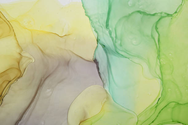 istock Abstract colorful background, wallpaper. Mixing acrylic paints. Modern art. Marble texture. Alcohol ink colors  translucent 1160361949