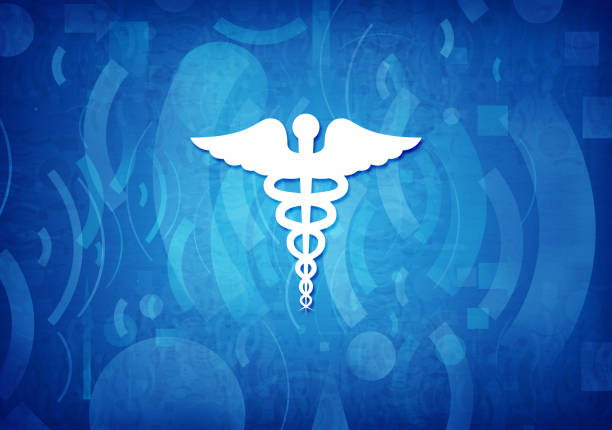 istock Medical icon cyan blue background 1160365858