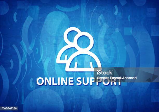 Help App Background Online Support Cyan Blue Background Stock Illustration - Download Image ...