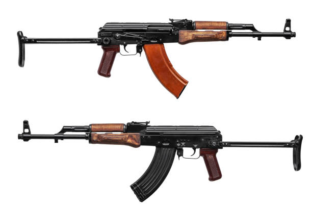 istock classic machinegun armed with ussr and russia isolated on white background. 1160368118