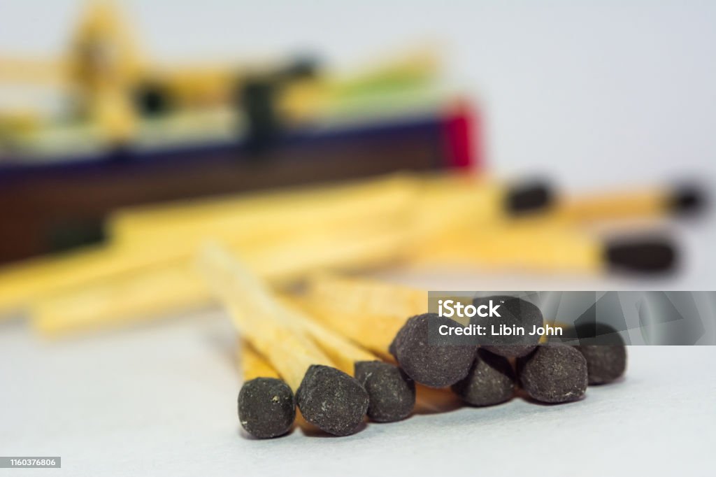 Stack Matches Matches Sticks Stack Together In White Background Stock Photo ...