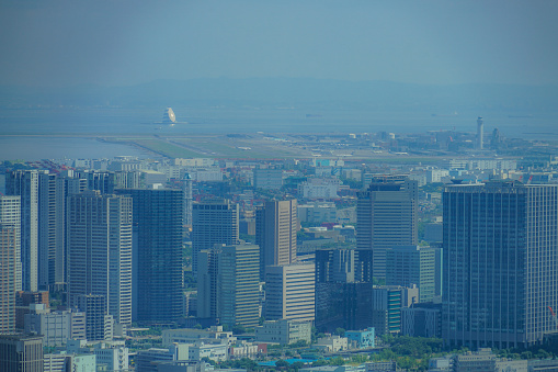 Haneda Airport which is visible