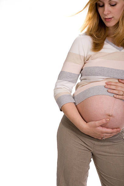 istock Blond pregnant woman 116037918