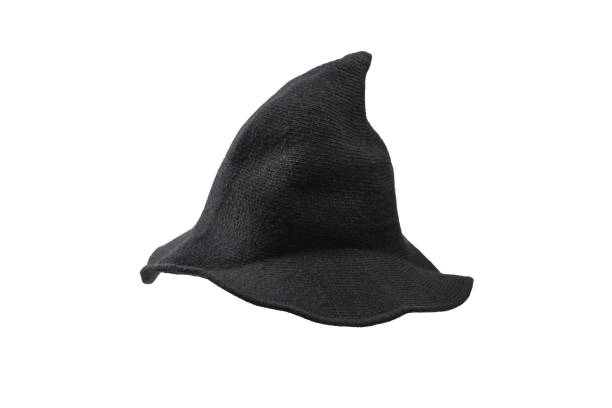 istock Witch wool hat isolated on white background. Halooween cloth. 1160383006