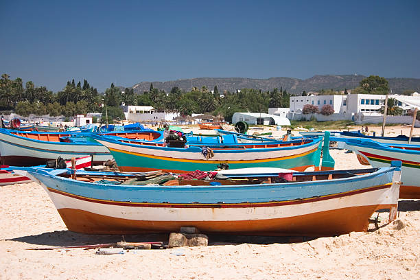 Fishing boats on the beach