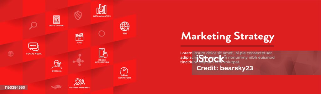 Strategy Header Marketing Strategy Web Header Hero Image Banner With Inbound Lead ...