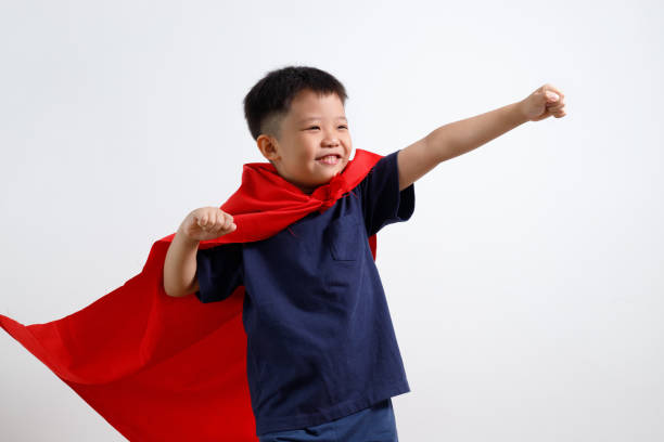 istock Super hero little cute boy 1160387018