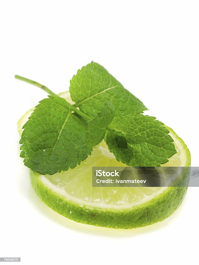 Lime e menta - Foto stock royalty-free di Agrume