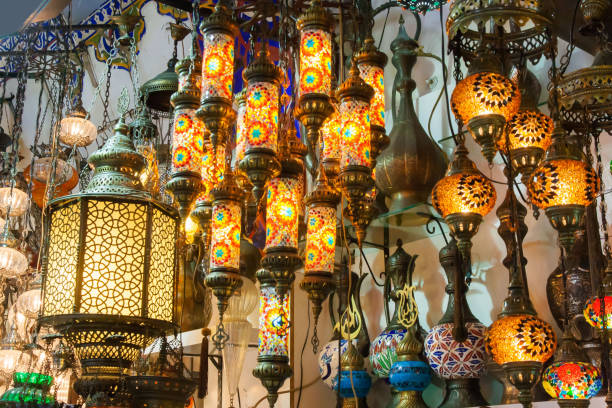 istock Turkish lanterns, lamps Grand bazaar Istanbul 1160388619