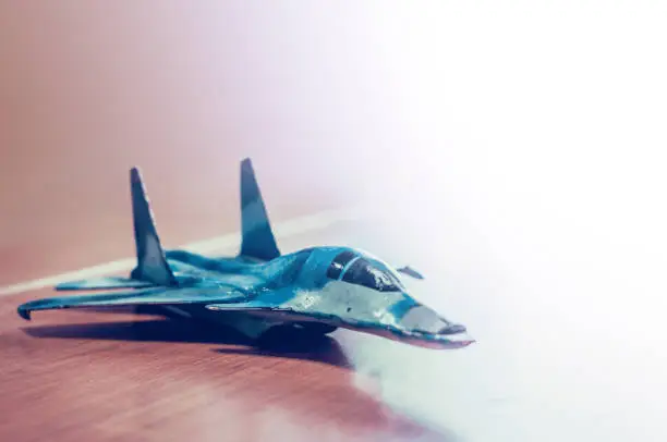 Vintage model of SU-34 plane which is in service of Russian Air Force. The model is used by pilots during training.