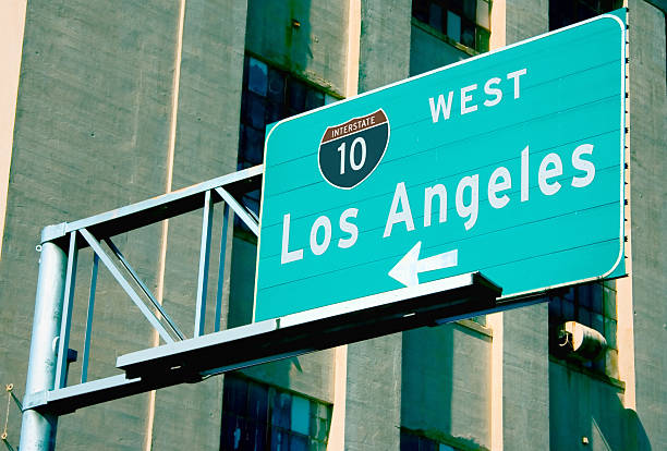 istock Interstate 10 Highway Sign: Los Angeles 116039235